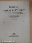 Magyar Fizikai Folyóirat XV. kötet 3. füzet