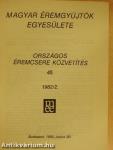 Magyar Éremgyűjtők Egyesülete Országos éremcsere közvetítés 1982/2