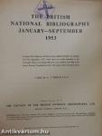 The British National Bibliography January-September 1953