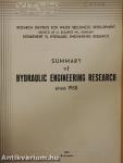 Summary of Hydraulic Engineering Research since 1958