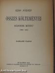 Kiss József összes költeményei II. (töredék)