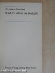 Sind wir allein im Weltall?