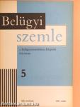 Belügyi Szemle 1981. május