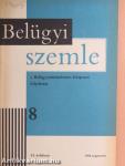 Belügyi Szemle 1968. augusztus