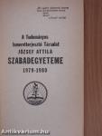 A Tudományos Ismeretterjesztő Társulat budapesti József Attila Szabadegyeteme 1979-1980