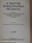 A magyar szociálpolitika feladatai II. (töredék)