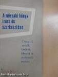 A műszaki könyv írása és szerkesztése