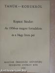 Az 1956-os magyar forradalom és a Nagy Imre per