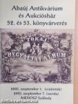 Abaúj Antikvárium és Aukciósház 52. és 53. könyvárverés