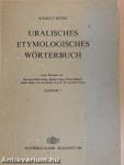 Uralisches Etymologisches Wörterbuch I-VII.