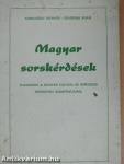 Magyar sorskérdések