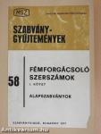 Fémforgácsoló szerszámok I.