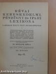 Révai Kereskedelmi, Pénzügyi és Ipari Lexikona III. (töredék)