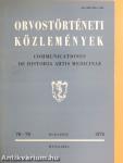 Orvostörténeti közlemények 78-79