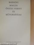 Radnóti Miklós összes versei és műfordításai