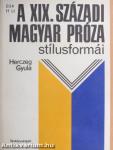 A XIX. századi magyar próza stílusformái