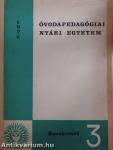 Óvodapedagógiai Nyári Egyetem 1976