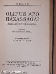 D'Harmental lovag I-III./Olifus apó házasságai