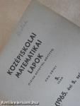 Középiskolai matematikai lapok 1965/5.