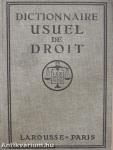 Dictionnaire Usuel de Droit