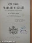 Acta Ordinis Fratrum Minorum Ianuarii-Decembris 1932