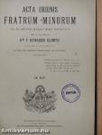 Acta Ordinis Fratrum Minorum 1925 (nem teljes évfolyam)