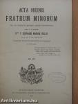 Acta Ordinis Fratrum Minorum Ianuarii-Decembris 1935