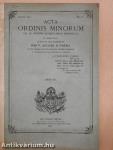 Acta Ordinis Minorum Januarii-Decembris 1893