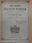 Acta Ordinis Fratrum Minorum Ianuarii-Decembris 1931
