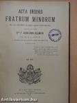 Acta Ordinis Fratrum Minorum Ianuarii-Decembris 1926