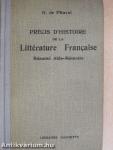 Précis d'histoire de la Littérature Francaise