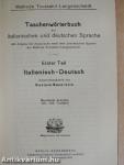 Taschenwörterbuch der italienischen und deutschen Sprache I-II.