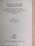 Six Plays of Shakespeare