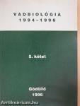 Vadbiológia 1994-1996. 5.