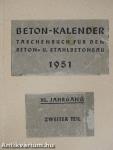 Beton-Kalender 1951. II.