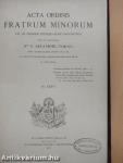 Acta Ordinis Fratrum Minorum Ianuarii-Decembris 1917-1918