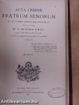 Acta Ordinis Fratrum Minorum Ianuarii-Decembris 1917-1918