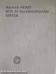 Magyar-német jogi és államigazgatási szótár