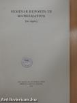 Seminar Reports in Mathematics