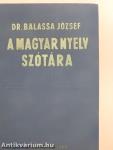 A magyar nyelv szótára I-II.