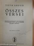 Tóth Árpád összes versei