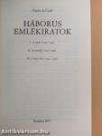 Háborús emlékiratok