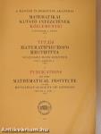 A Magyar Tudományos Akadémia Matematikai Kutató Intézetének Közleményei