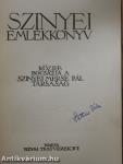Szinyei emlékkönyv