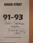 91-93 (dedikált példány)