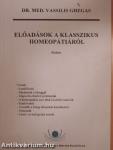 Előadások a klasszikus homeopátiáról D.