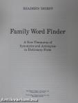 Family Word Finder