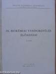 IX. Biokémiai Vándorgyűlés előadásai II.