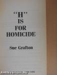 "H" is for Homicide