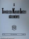 A Távközlési Kutató Intézet közleményei 1977/4.